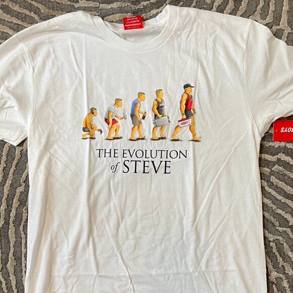 Full Send Other - Nelk Boys Full Send Limited Edition THE EVOLUTION of STEVE T-shirt Large NWT